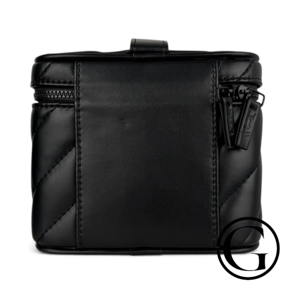 YSL Yves Saint Laurent Beaute Beauty GWP VIP Vanity Case Converted Bag Black NEW - Picture 4 of 11